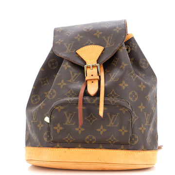 Louis Vuitton Vintage Montsouris Backpack Monogram Canvas MM