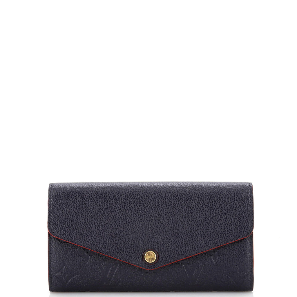 Louis Vuitton Monogram Sarah Empreinte Nm Beige Leather Wallet
