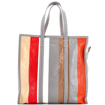 Balenciaga Bazar Tote Striped Leather Medium