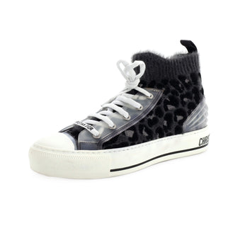 Christian Dior Women's Walk'N'Dior High-Top Sneakers Printed Fabric
