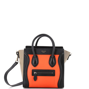 Celine Luggage Bag Smooth Leather Nano