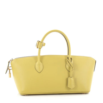 Louis Vuitton Haute Maroquinerie Triangle Handbag Leather Green