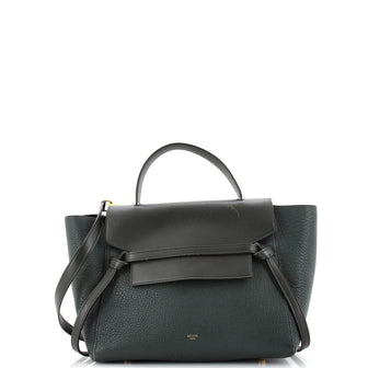 Celine Bicolor Belt Bag Leather Mini