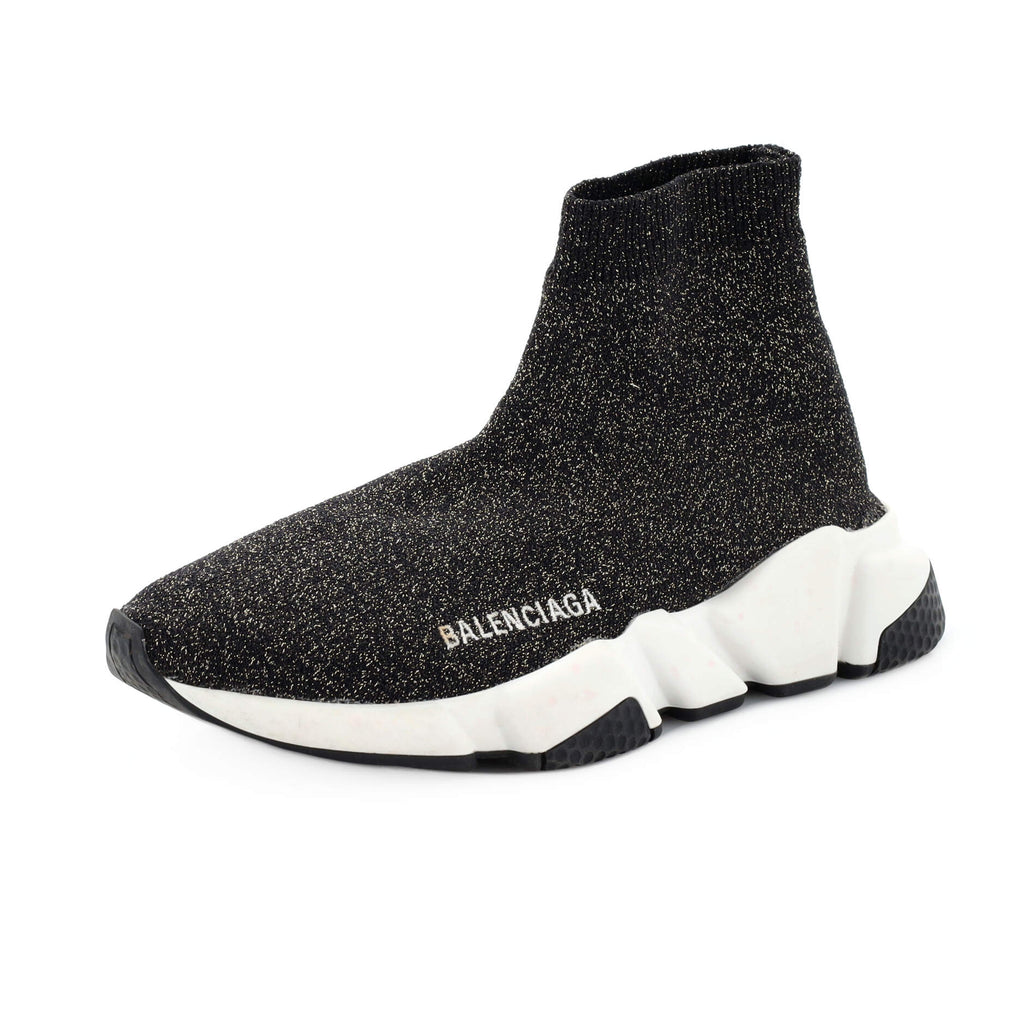 Balenciaga Speed Knit Sneakers - Black - High-Top Sneakers