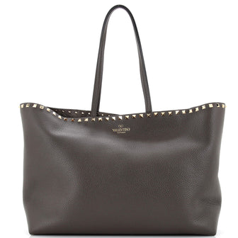 Valentino Garavani Rockstud Shopper Tote Leather Large