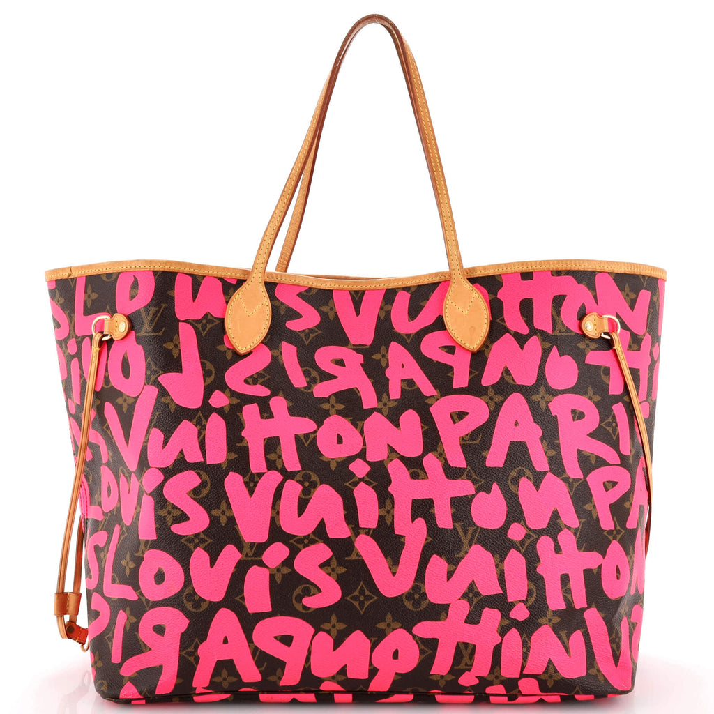 Louis Vuitton Brown/Red Monogram Graffiti Neverfull GM – Mine & Yours