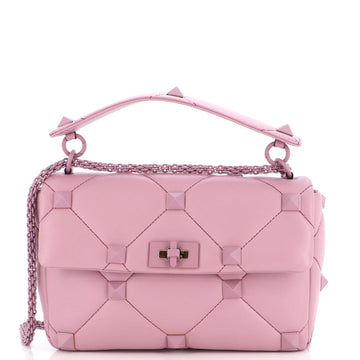 Valentino Garavani Roman Stud Flap Bag Quilted Leather Large