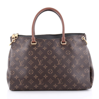 Louis Vuitton Pallas Tote Monogram Canvas Brown