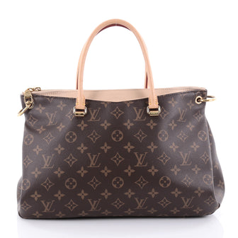 Louis Vuitton Pallas Tote Monogram Canvas Brown