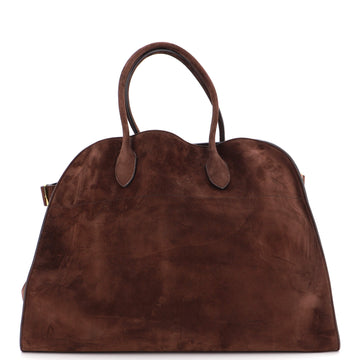The Row Margaux Tote Suede 17