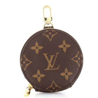 Louis Vuitton Multi Pochette Accessoires Round Coin Purse Monogram Canvas
