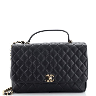Chanel Citizen Chic Top Handle Bag Quilted Lambskin Medium