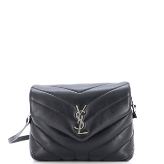 Saint Laurent Loulou Shoulder Bag Matelasse Chevron Leather Toy