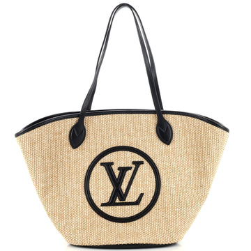Louis Vuitton Saint Jacques NM Handbag Raffia and Leather