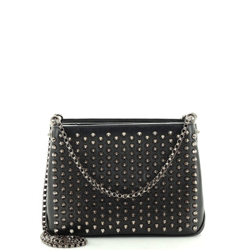 Christian Louboutin Triloubi Chain Bag Spiked Leather Small
