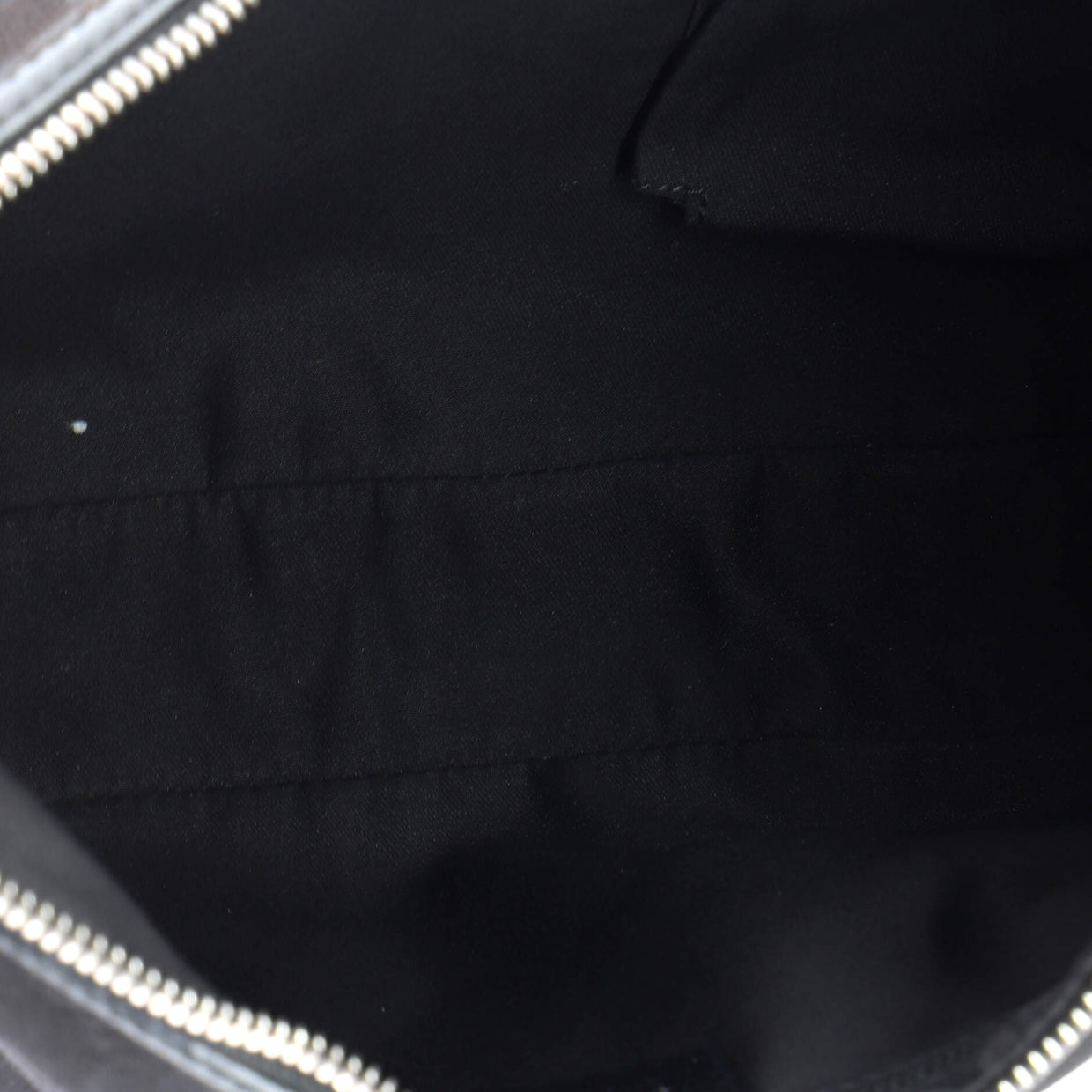 Gucci Saddle Zip Messenger Bag GG Canvas Medium Black 230474115