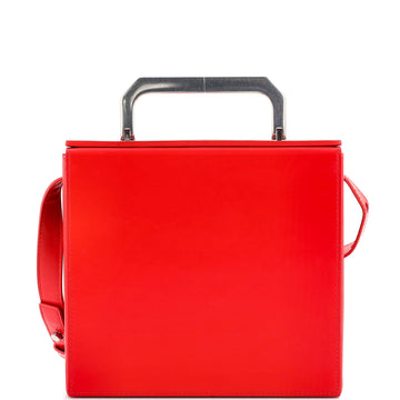 Bottega Veneta Trunk Top Handle Messenger Bag Leather Mini