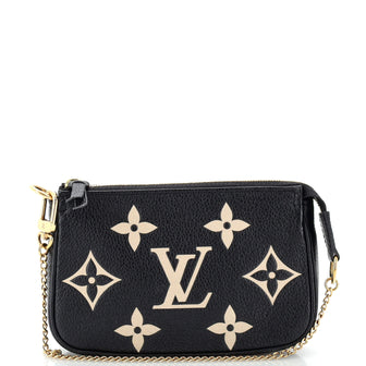 Louis Vuitton, Bags, Louis Vuitton Mini Pochette Accessoires Monogram  Empreinte Pouch Wallet