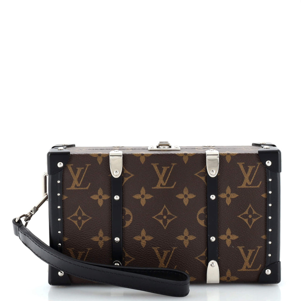 Lv Trunk Clutch Materials Monogram Canvas ราคา