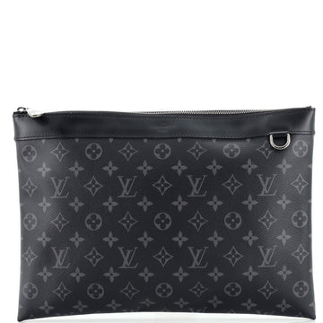 Louis Vuitton Discovery Pochette Monogram Eclipse Canvas GM