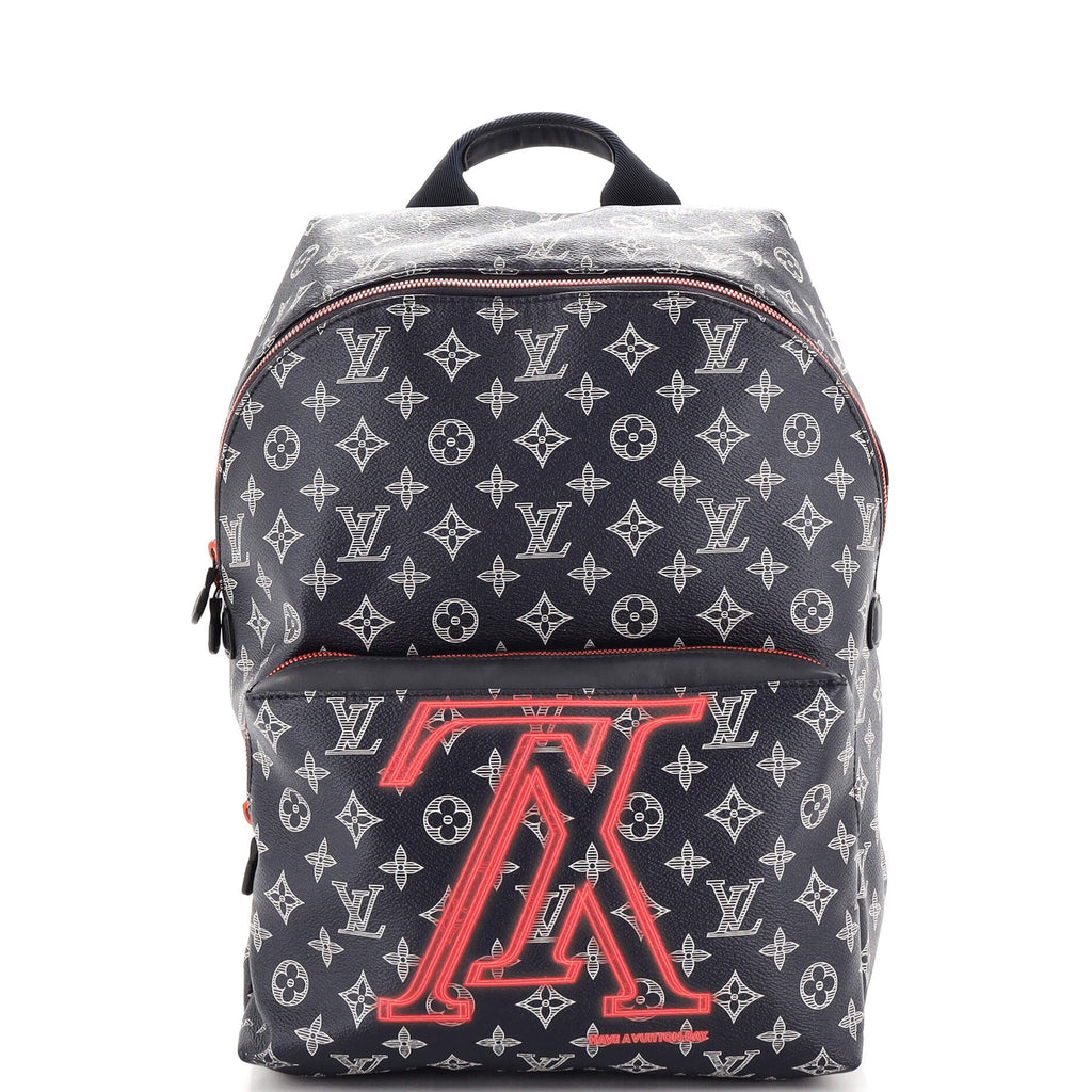 Louis Vuitton Apollo Backpack Limited Edition Upside Down Monogram Ink Blue  23047469