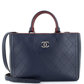 Chanel CC Shopping Tote Stitched Bullskin Medium
