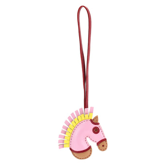 Hermes GeeGee Camail Bag Charm Leather