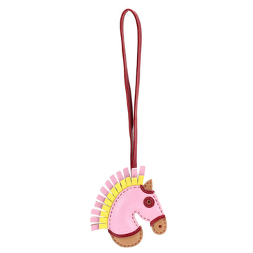Hermes GeeGee Camail Bag Charm Leather