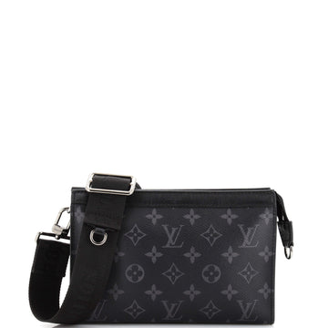 Louis Vuitton Gaston Wearable Wallet Monogram Eclipse Canvas