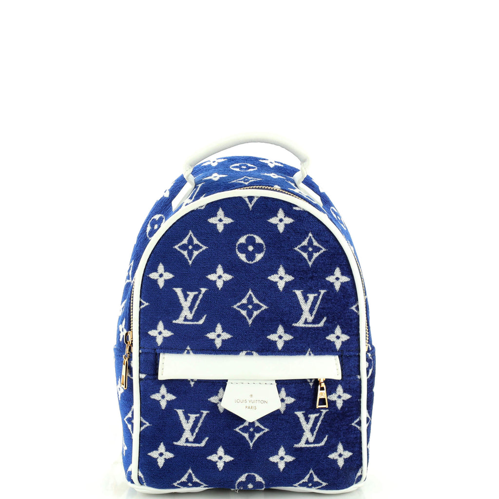 Louis Vuitton Mini Palm Springs Backpack in Blue