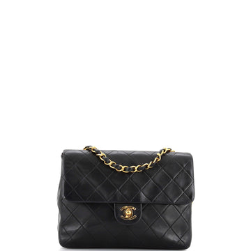 Chanel Vintage Square Classic Flap Bag Quilted Lambskin Small