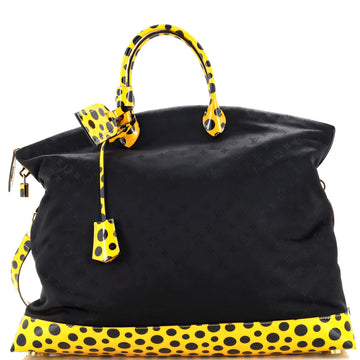 Louis Vuitton Desire Lockit Bag Kusama Infinity Dots Monogram Nylon GM