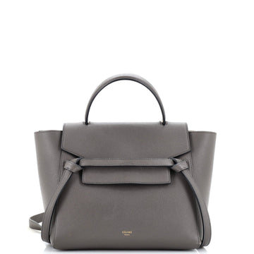 Celine Belt Bag Textured Leather Micro