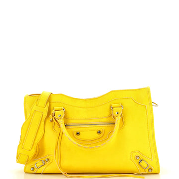 Balenciaga City Classic Studs Highlight Bag Leather Medium