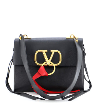 Valentino Garavani VRing Shoulder Bag Leather Small