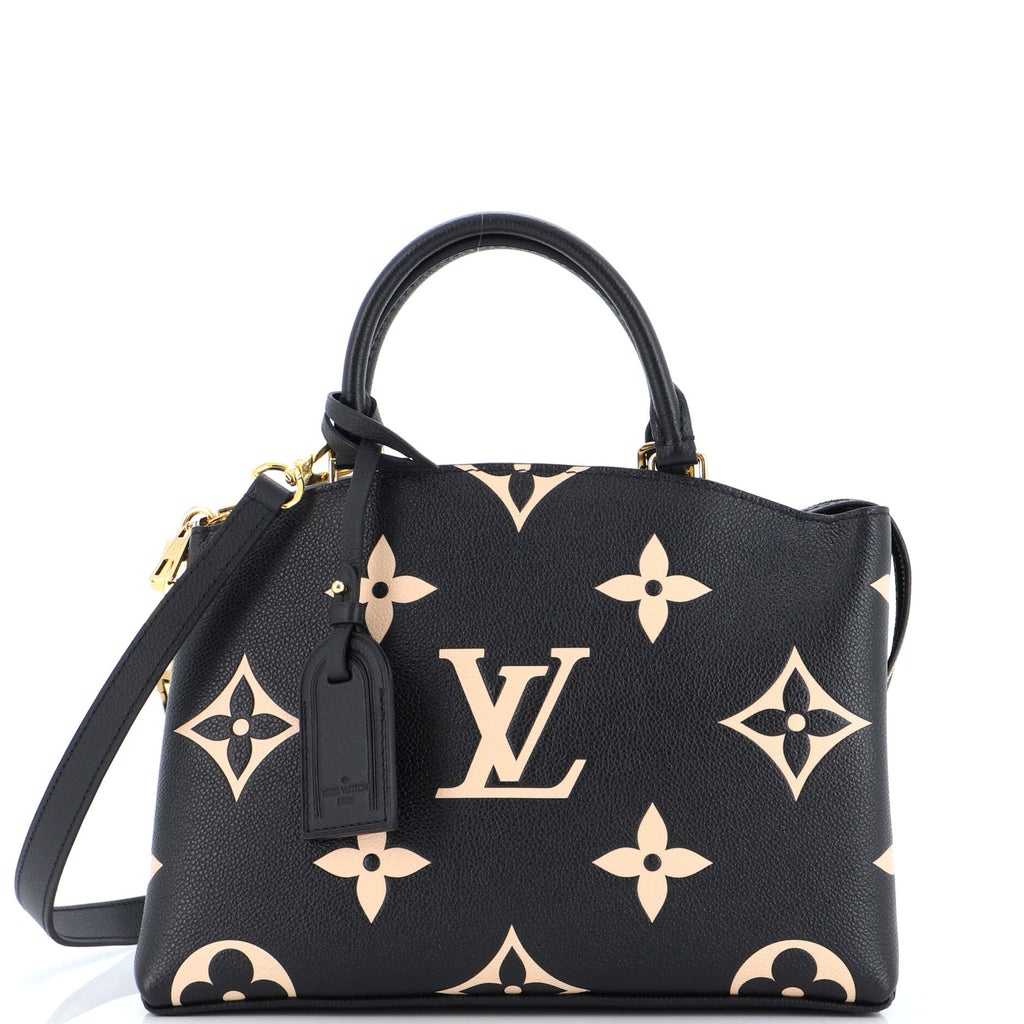 Louis Vuitton Palais bag. Monogram Empreinte, Bicolor Leather