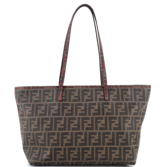 Fendi Roll Tote Zucca Coated Canvas Medium