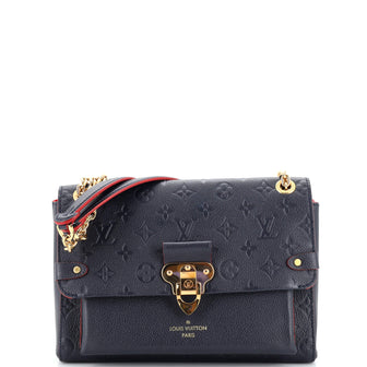 Louis Vuitton Vavin Shoulder Bag PM Black Leather 