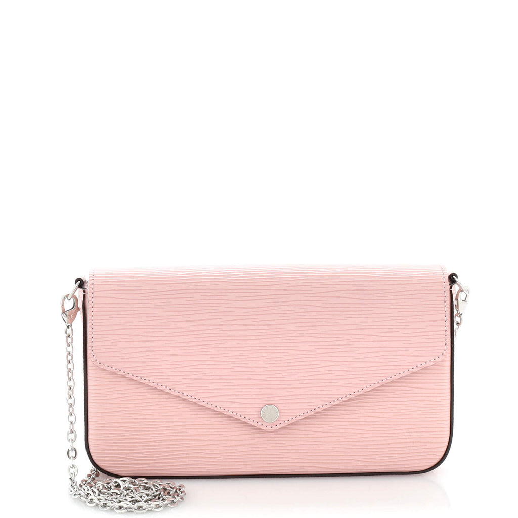 Louis Vuitton Felicie Pochette EPI Leather Pink