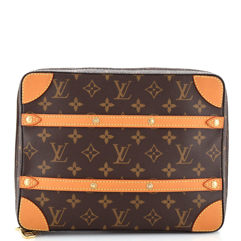 Louis Vuitton Soft Trunk Messenger Bag Monogram Canvas PM Brown