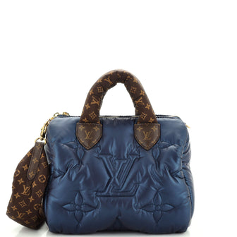 Louis Vuitton Speedy Bandouliere Bag Monogram Quilted Econyl Nylon 25