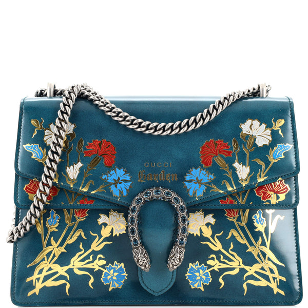 GUCCIバック Gucci Garden Dionysus Bag Embellished Printed Leather Medium 230485