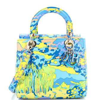 Christian Dior Lady Dior Bag Limited Edition Woods All Over Printed Leather Medium