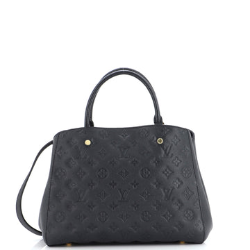 Louis Vuitton Montaigne Handbag Monogram Empreinte Leather MM