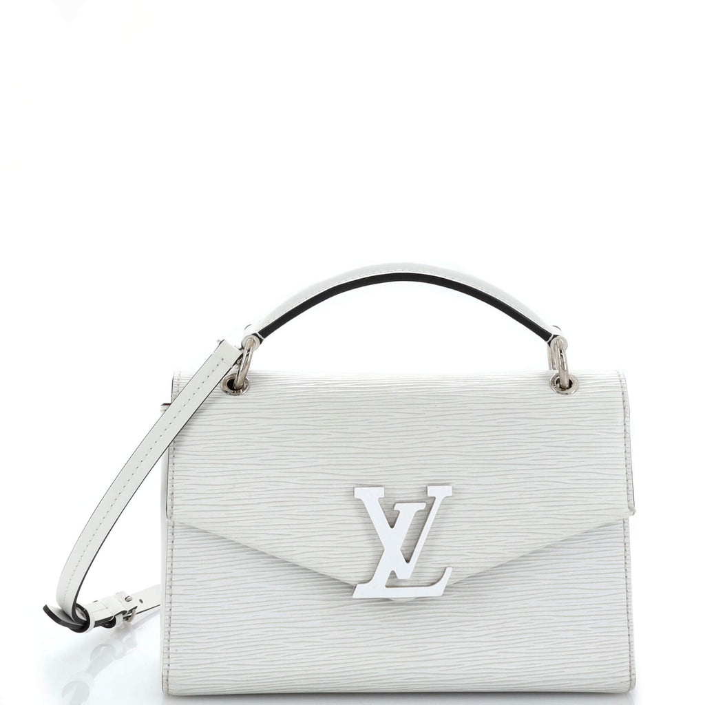 Grenelle bag in white epi leather Louis Vuitton - Second Hand