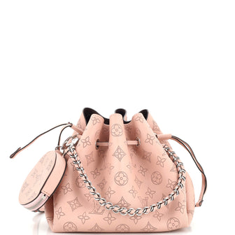 Louis Vuitton Bella Bucket Bag Mahina Leather Pink 230485374