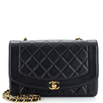 Chanel Vintage Diana Flap Bag Quilted Lambskin Medium