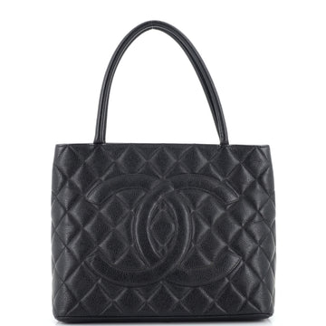 Chanel Medallion Tote Quilted Caviar