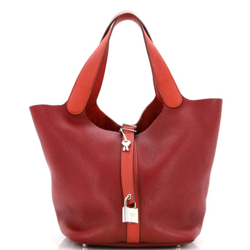 Hermes Bicolor Picotin Lock Bag Clemence with Swift GM