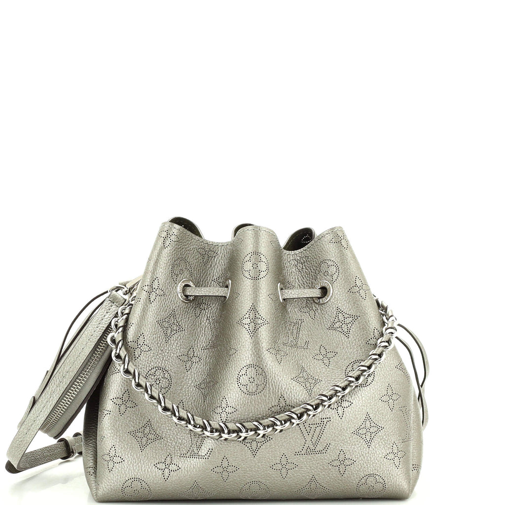 Louis Vuitton Bella Bucket Bag Mahina Leather Silver 230485407